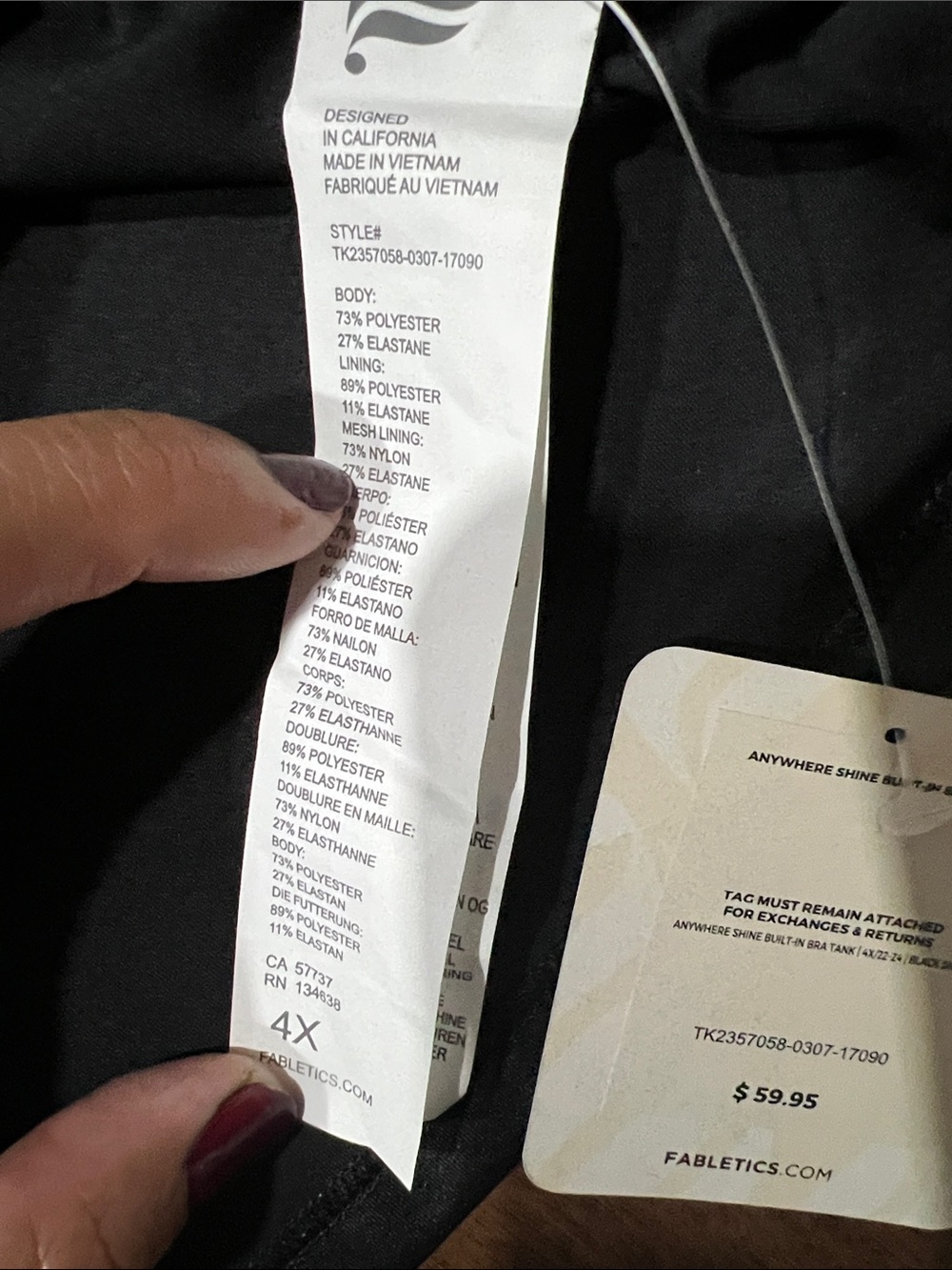 Fabletics Tank - Picture 2 of 3